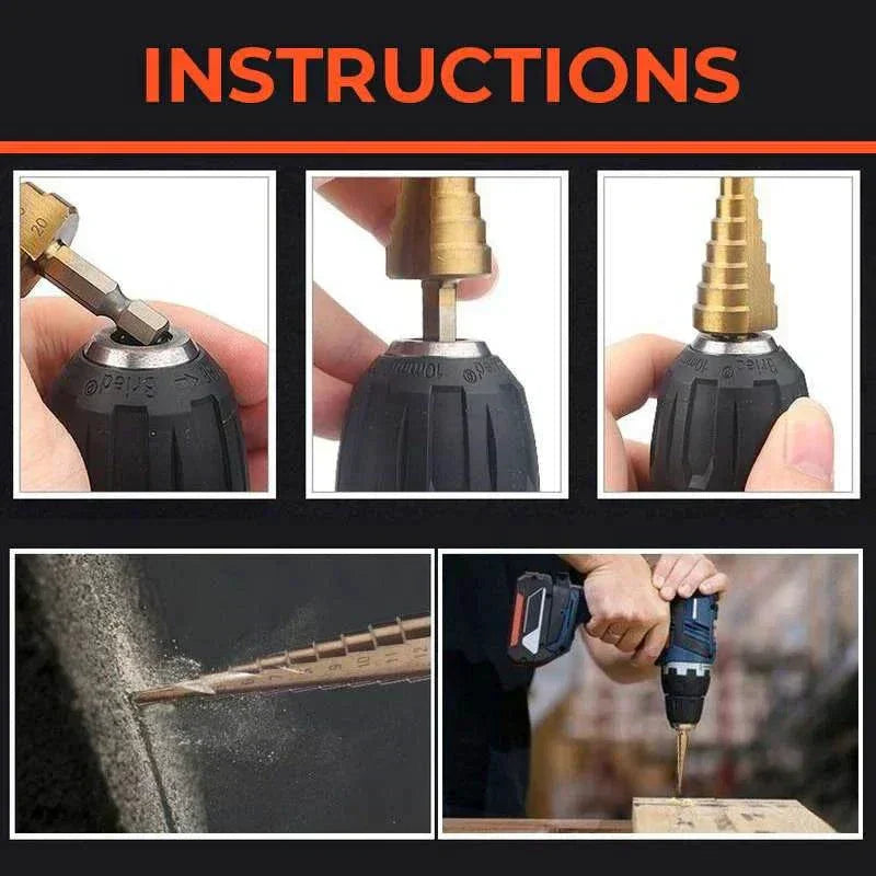 Titanium Plating Drill Bit Set 