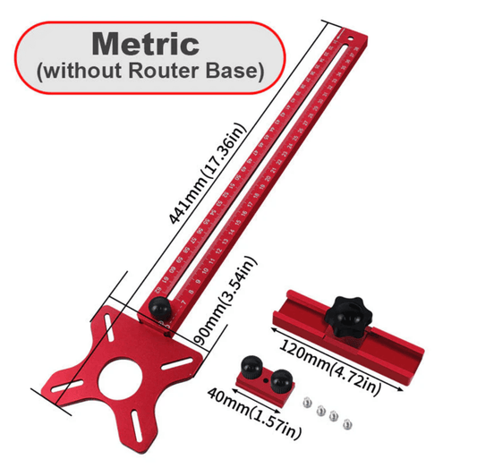 4 in 1 Router Milling Groove Bracket - The Master Tool