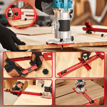 4 in 1 Router Milling Groove Bracket - The Master Tool