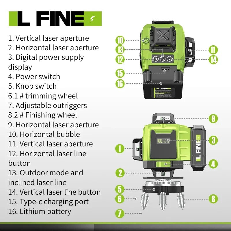 360°Self-leveling Laser Levels