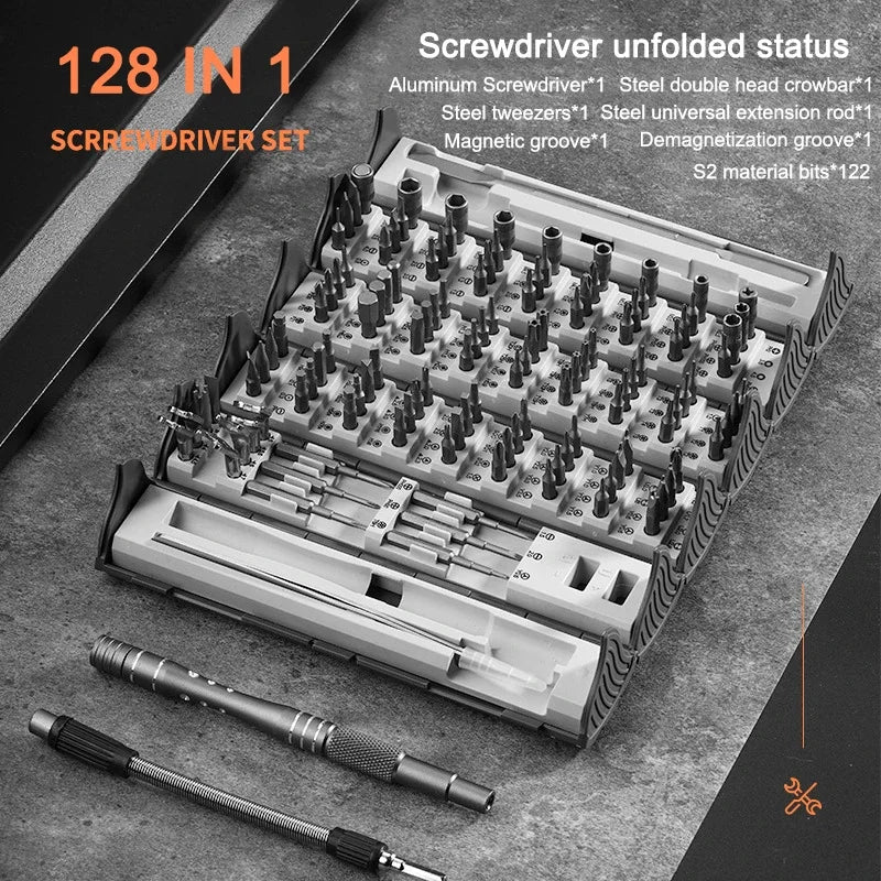 Multi Functional Screwdriver Set 128 in 1 - The Master Tool