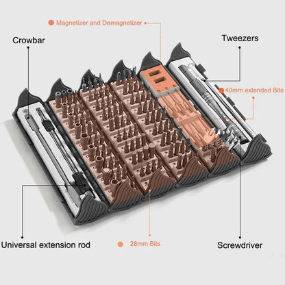 Multi Functional Screwdriver Set 128 in 1 - The Master Tool