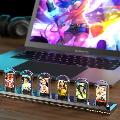 RGB LED Nixie Tube Clock IPS Color Screen