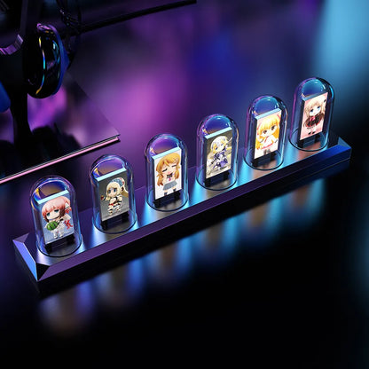 RGB LED Nixie Tube Clock IPS Color Screen