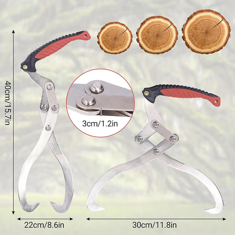 12 inches Log Tongs - The Master Tool