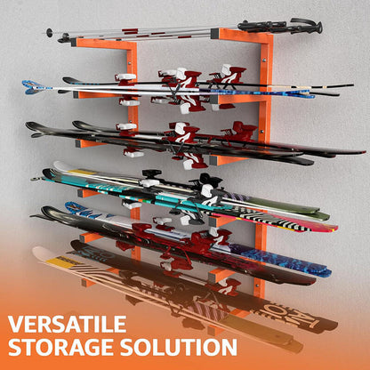 The Master Tool™ Wall Mounted Steel Storage Rack - The Master Tool
