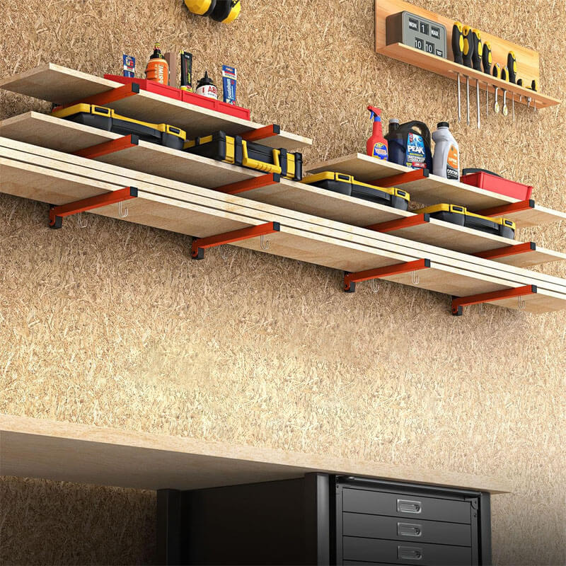 The Master Tool™ Wall Mounted Steel Storage Rack - The Master Tool