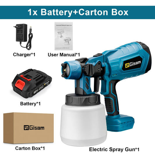 Cordless Electric Spray Gun 1000ML - The Master Tool