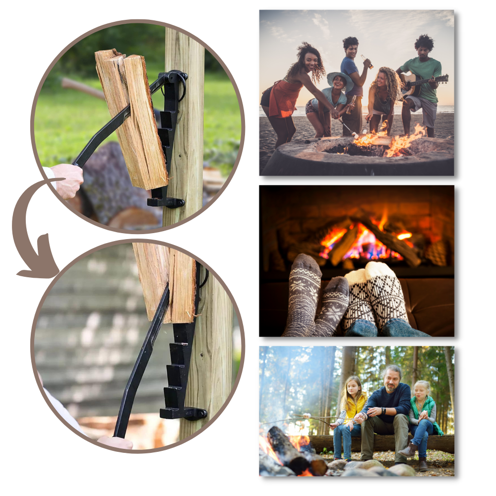 The Master Tool™ Wall Mounted Firewood Kindling Splitter - The Master Tool