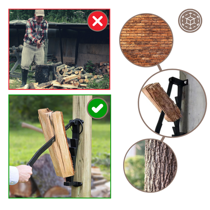 The Master Tool™ Wall Mounted Firewood Kindling Splitter - The Master Tool